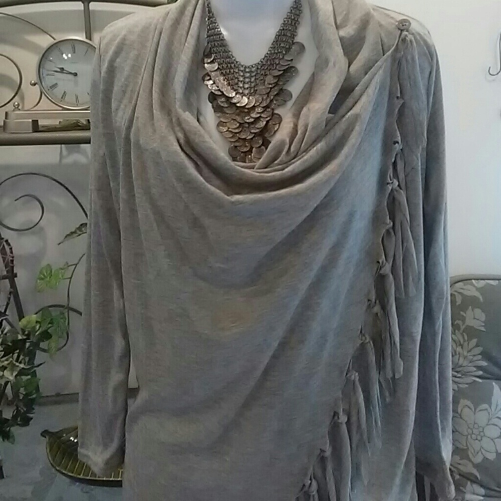 Fringe Cardigan Top (Brand New)
